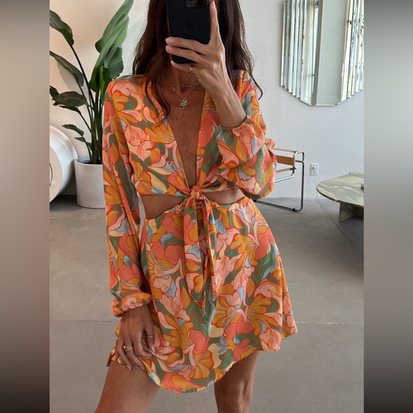 RESA Dresses Resa Jojo Mini Dress In Seychelles Size Xs Poshmark